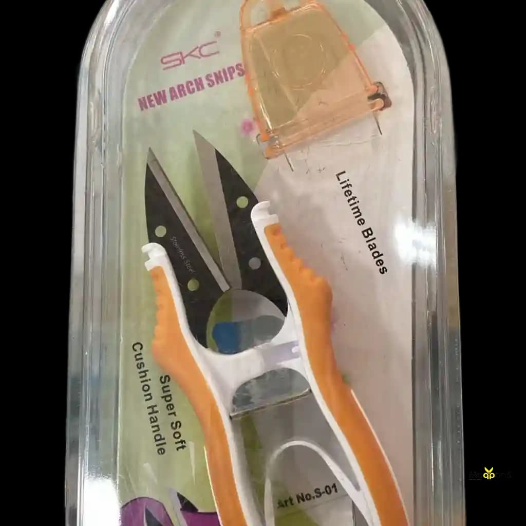 Tijera Cortahilos SKC S-01 – Mango Ergonómico y Punta Ultra Fina