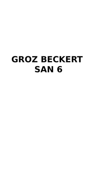 Groz beckert SAN 6