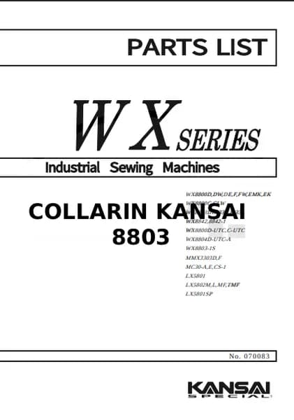Kansai Special WX SERIES 8803
