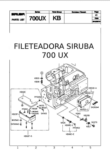 Fileteadora Siruba 700UX