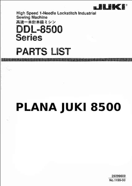 Maquina Plana Juki DDL8500