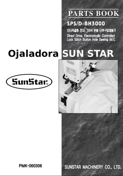 Ojaladora SUN STAR SPS D BH3000 PME