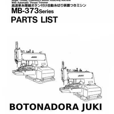 Botonadora Juki MB-372 - 373 series