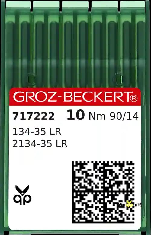 Aguja Larga 134-35LR Groz Beckert para Máquinas de Coser Industriales 