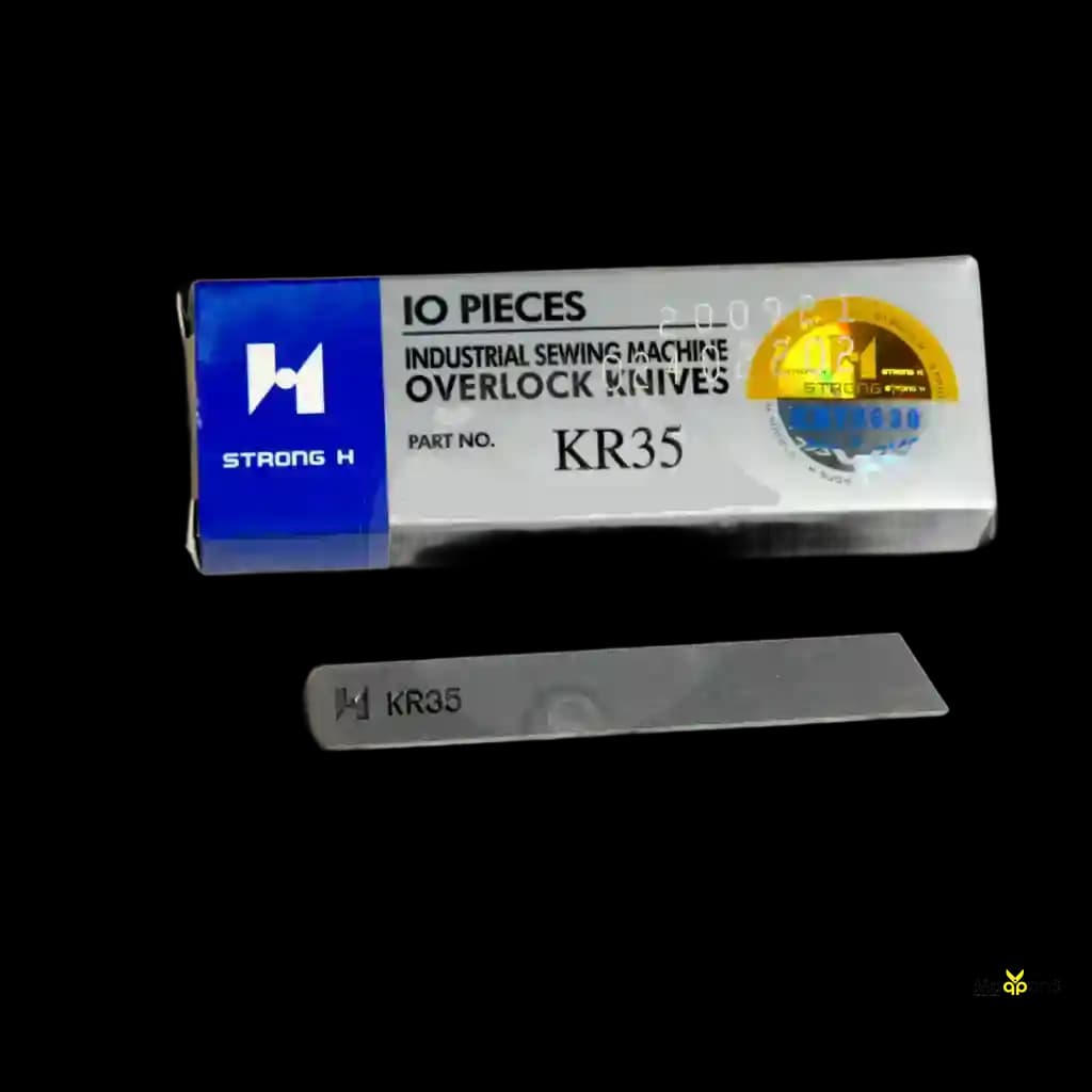 Imagen 1 de Cuchilla Inferior KR35 para Máquinas Fileteadoras compatibles con Siruba