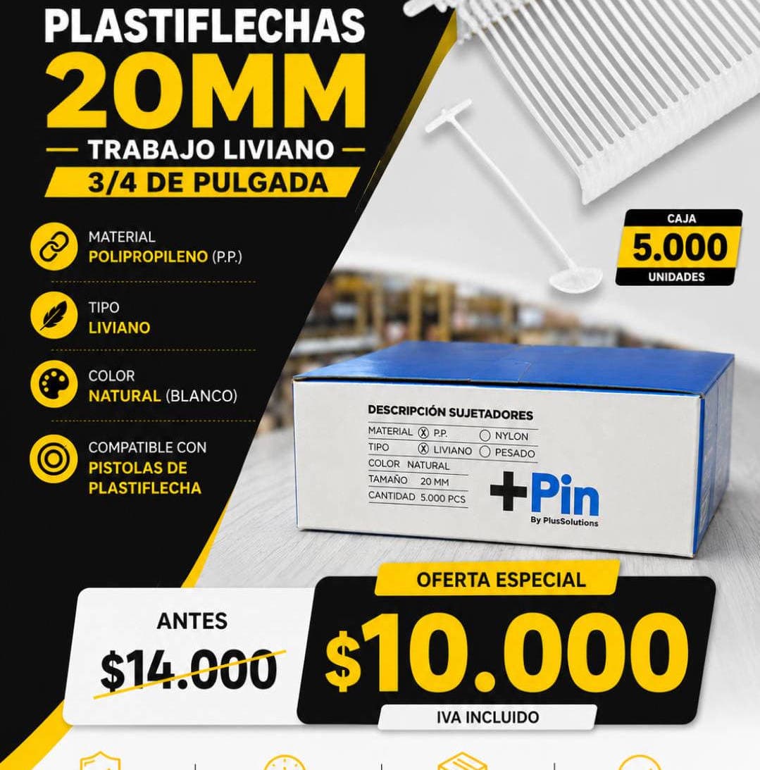 Promo Plastiflechas 20mm