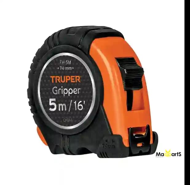 Imagen 1 de Flexómetro 5 m con gancho doble Truper FH-5M